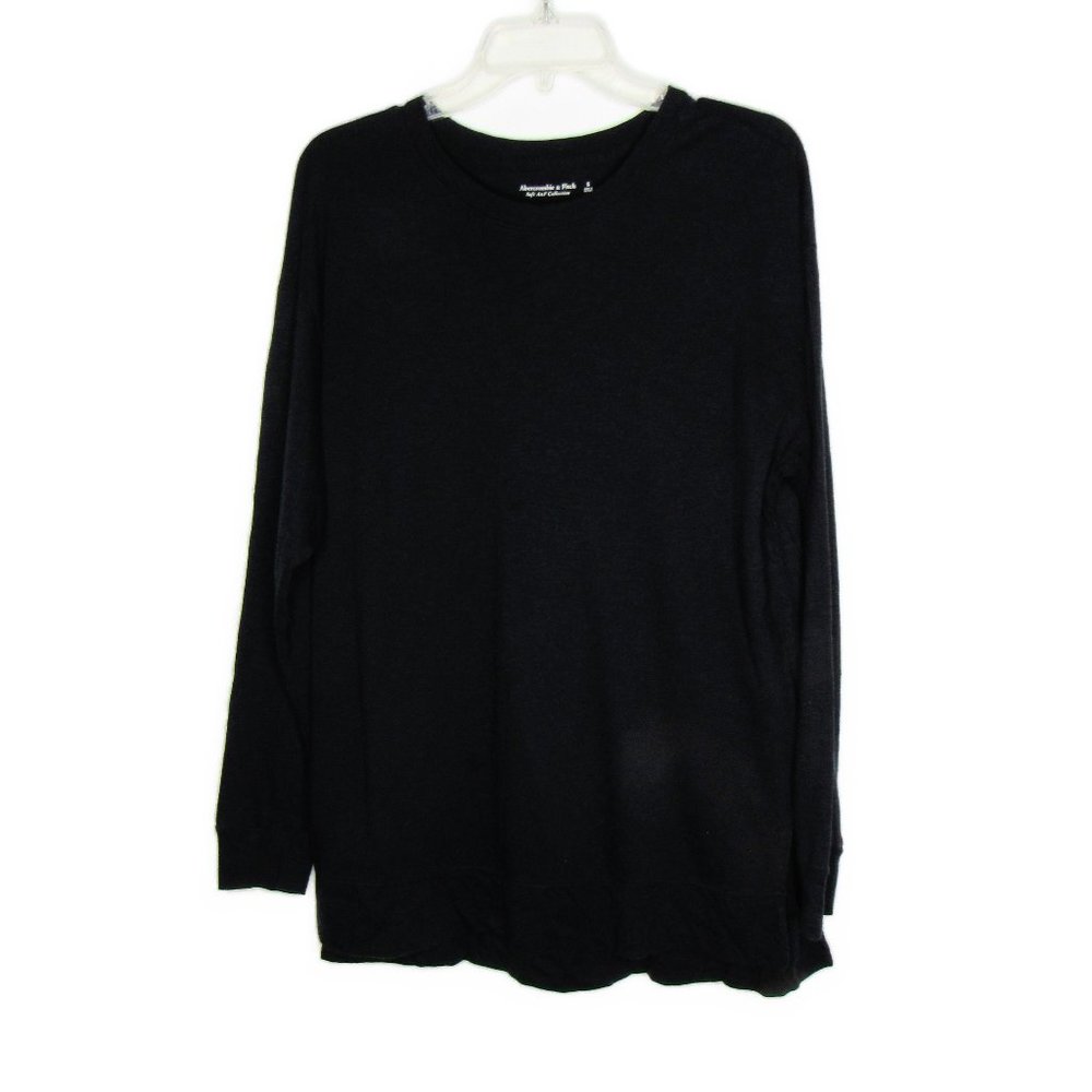 Abercrombie & Fitch - Black Long Sleeve T-Shirt -- S